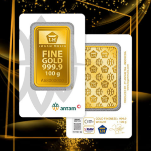 Emas Antam 100Gram Certicard 2026