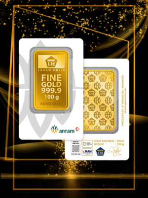 Emas Antam 100Gram Certicard 2026