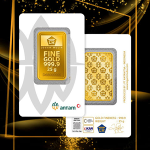 Emas Antam 25Gram Certicard 2026