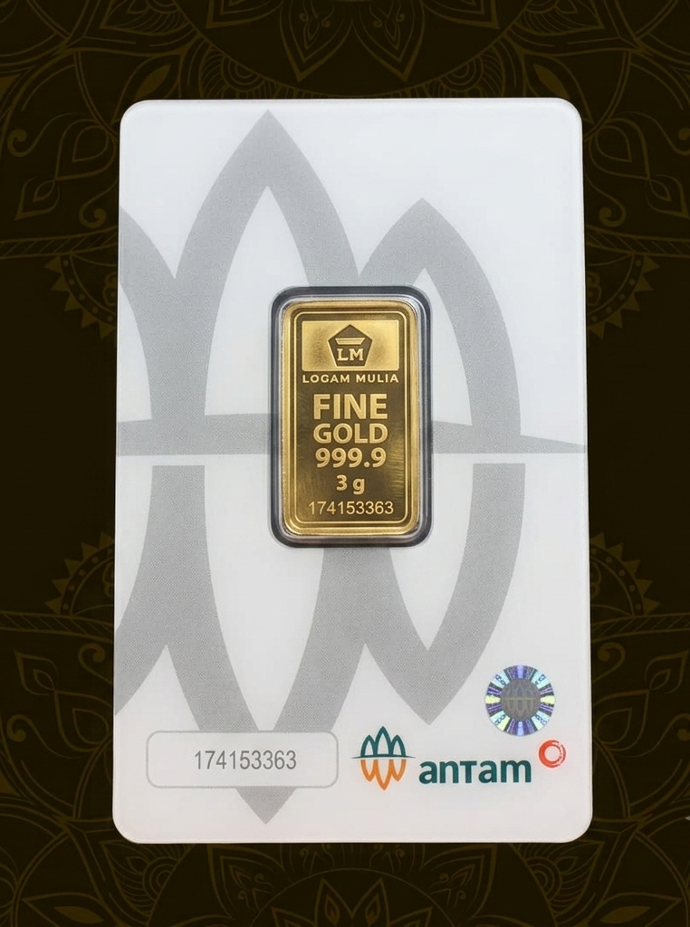 Emas Antam 3Gram Certicard 2026 - Gambar 2