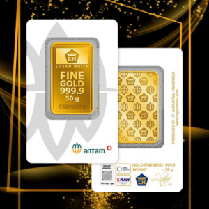 Emas Antam 50Gram Certicard 2026