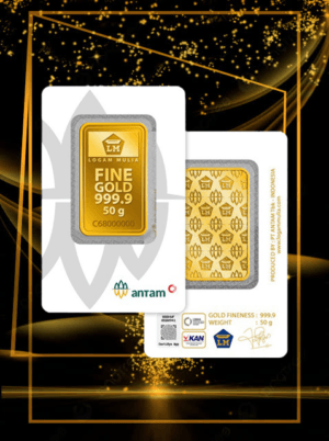 Emas Antam 50Gram Certicard 2026